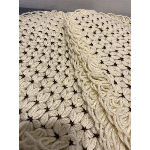 Handmade Crochet Oval Placemats Cottage Chic Shabby VTG Kitchen Linen Doilies - Picture 5 of 12